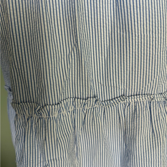 Summer dress seersucker tiered sleeveless sz 6 - Picture 4 of 11